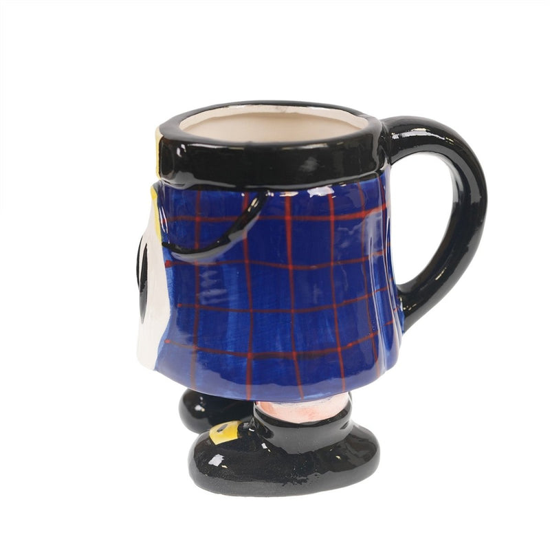 Tartan Scottish Kilt Ceramic Novelty Gift Mug - BLUE - Heritage Of Scotland -