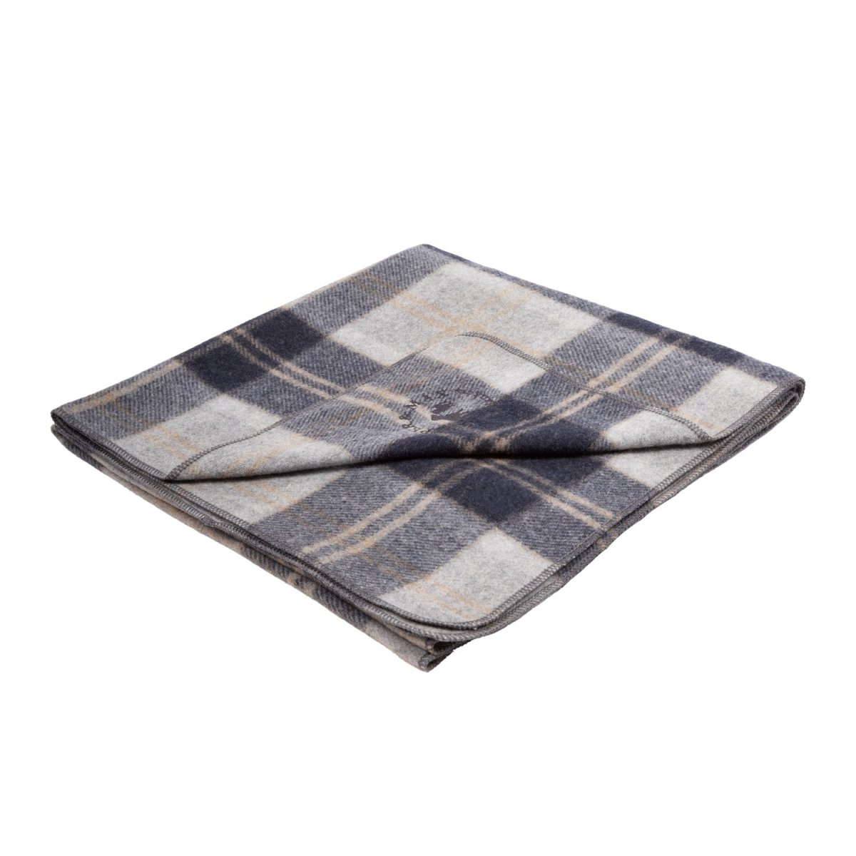 Tartan Tails – Recycled Wool Pet Blanket for Dogs & Cats - BANNOCKBANE SILVER - Heritage Of Scotland -