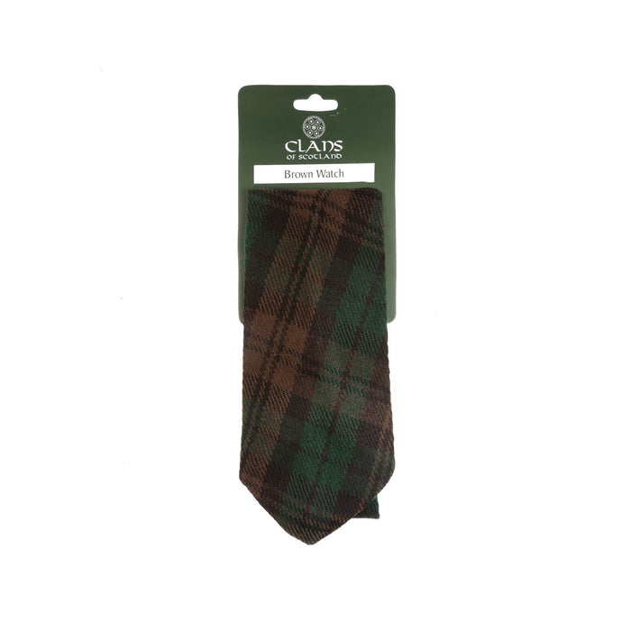Tartan Tie Brown Watch - Heritage Of Scotland - BROWN WATCH