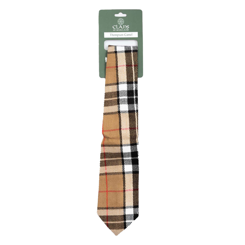 Tartan Tie Thompson Camel - Heritage Of Scotland - THOMPSON CAMEL