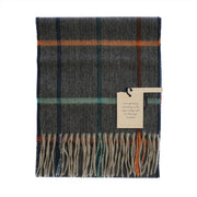 Tartan Weaving Mill 100% Cashmere Scarf - FALA NAVY - Heritage Of Scotland -
