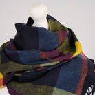 Tartan Weaving Mill 100% Cashmere Scarf - MIDDLETON CHECK FESTIVAL FUCHSIA - Heritage Of Scotland -