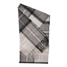 Tartan Weaving Mill 100% Pure Cashmere Scarf - Made in Scotland - Alba Grey - Heritage Of Scotland -