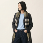 Tartan Weaving Mill 100% Pure Cashmere Scarf - Made in Scotland - Amplified Olive - Heritage Of Scotland -