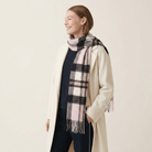 Tartan Weaving Mill 100% Pure Cashmere Scarf - Made in Scotland - Amplified Pink Thomson - Heritage Of Scotland -