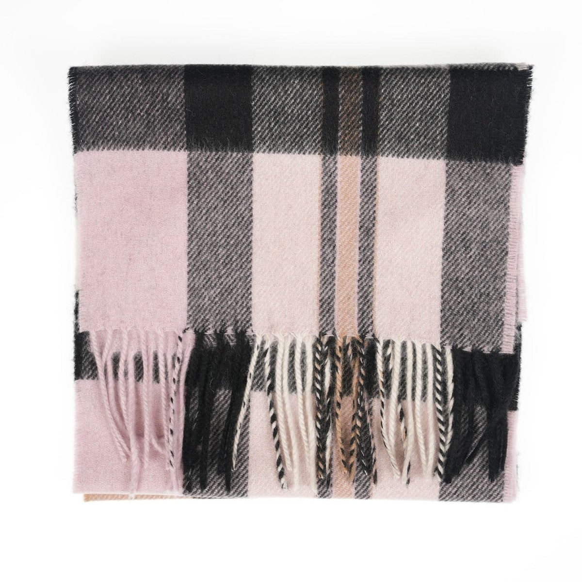 Tartan Weaving Mill 100% Pure Cashmere Scarf - Made in Scotland - Amplified Pink Thomson - Heritage Of Scotland -