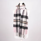 Tartan Weaving Mill 100% Pure Cashmere Scarf - Made in Scotland - Amplified Pink Thomson - Heritage Of Scotland -