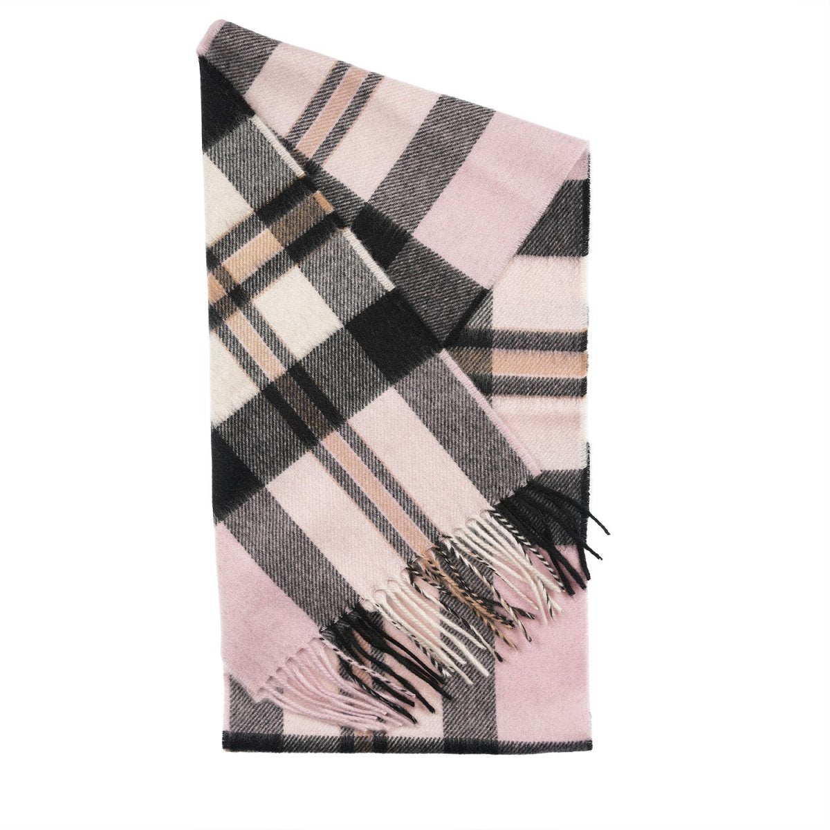 Tartan Weaving Mill 100% Pure Cashmere Scarf - Made in Scotland - Amplified Pink Thomson - Heritage Of Scotland -
