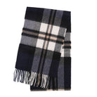 Tartan Weaving Mill 100% Pure Cashmere Scarf - Made in Scotland - Amplified Thomson Navy - Heritage Of Scotland -