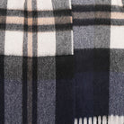 Tartan Weaving Mill 100% Pure Cashmere Scarf - Made in Scotland - Amplified Thomson Navy - Heritage Of Scotland -