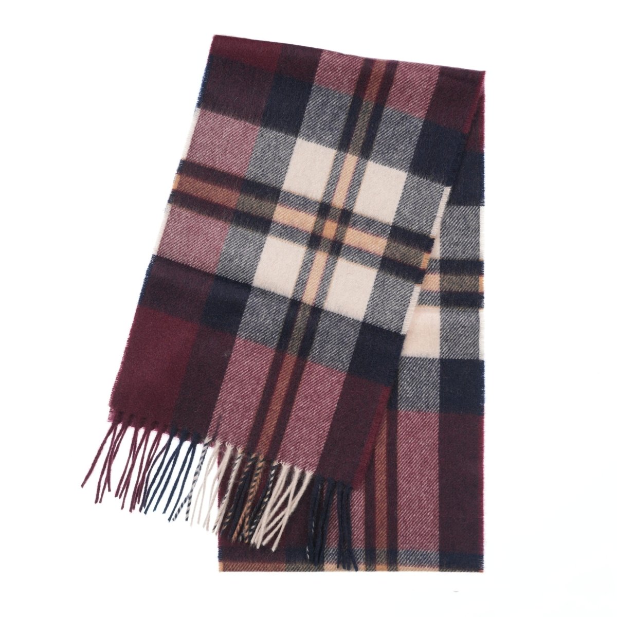 Tartan Weaving Mill 100% Pure Cashmere Scarf - Made in Scotland - AMPLIFIED THOMSON TAYBERRY - Heritage Of Scotland -