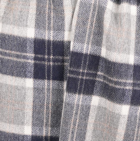 Tartan Weaving Mill 100% Pure Cashmere Scarf - Made in Scotland - Bannockbane Silver - Heritage Of Scotland -