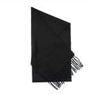 Tartan Weaving Mill 100% Pure Cashmere Scarf - Made in Scotland - Black - Heritage Of Scotland -