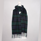 Tartan Weaving Mill 100% Pure Cashmere Scarf - Made in Scotland - Black Watch - Heritage Of Scotland -