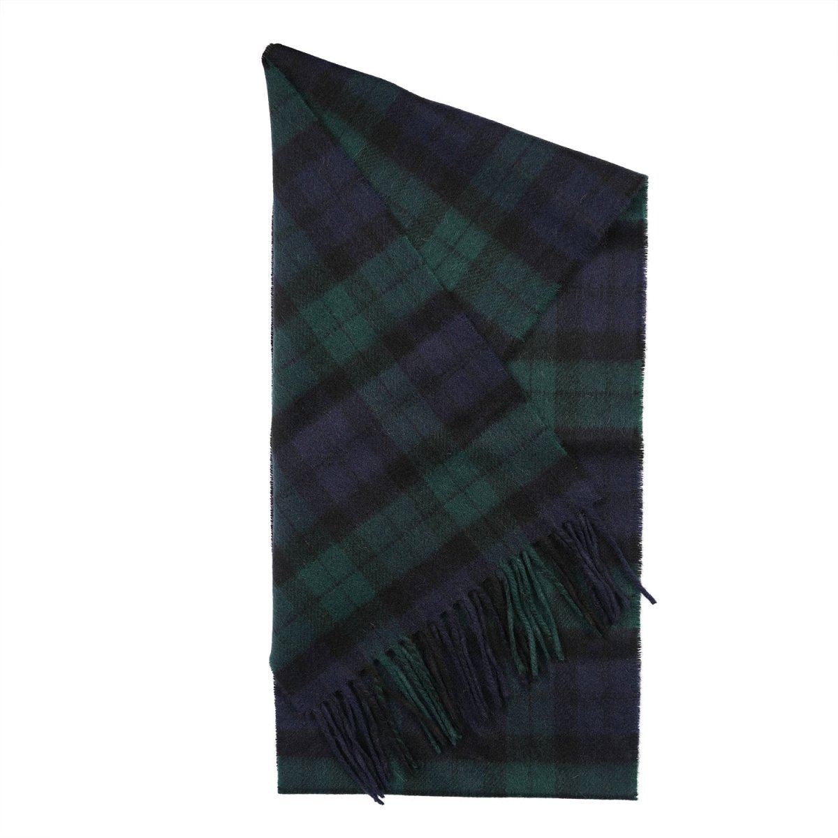 Tartan Weaving Mill 100% Pure Cashmere Scarf - Made in Scotland - Black Watch - Heritage Of Scotland -