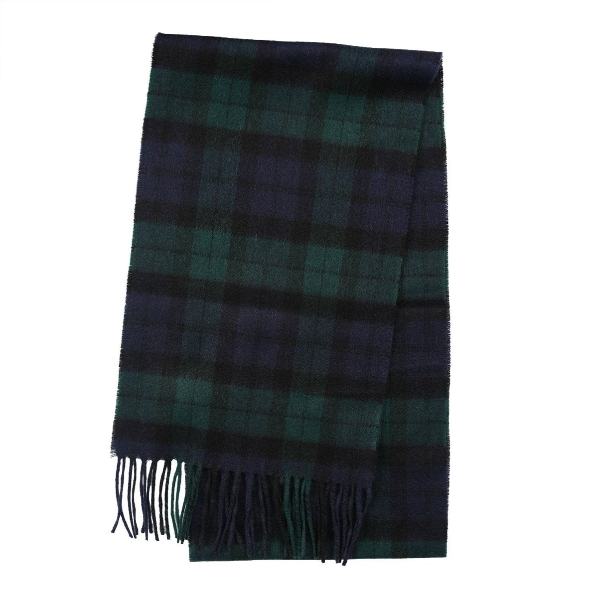 Tartan Weaving Mill 100% Pure Cashmere Scarf - Made in Scotland - Black Watch - Heritage Of Scotland -