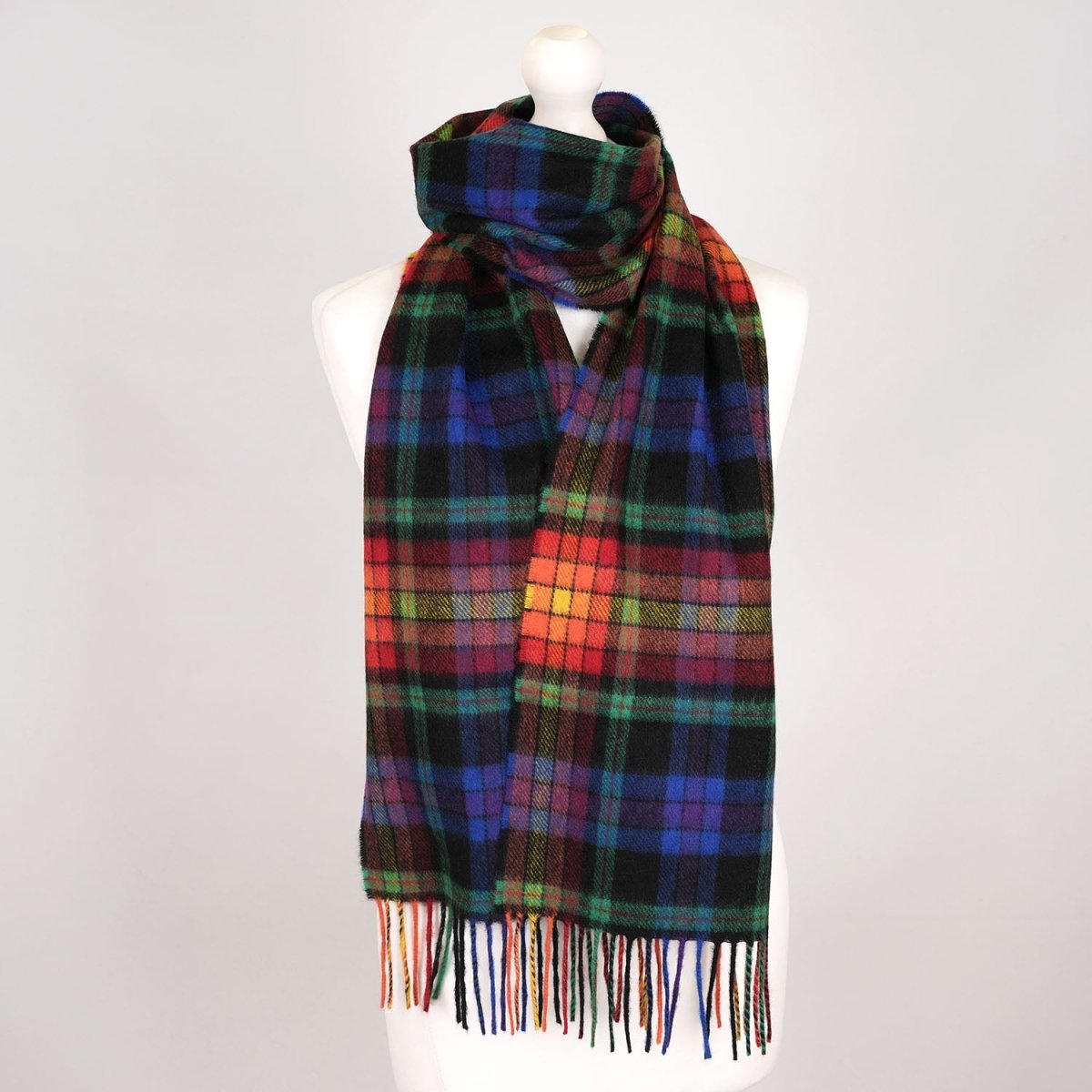 Tartan Weaving Mill 100% Pure Cashmere Scarf - Made in Scotland - LGBT - Heritage Of Scotland -
