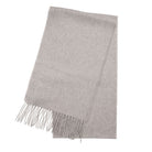 Tartan Weaving Mill 100% Pure Cashmere Scarf - Made in Scotland - Light Grey - Heritage Of Scotland -
