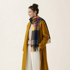 Tartan Weaving Mill 100% Pure Cashmere Scarf - Made in Scotland - Middleton Check Fuschia - Heritage Of Scotland -