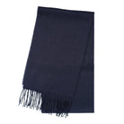 Tartan Weaving Mill 100% Pure Cashmere Scarf - Made in Scotland - Navy - Heritage Of Scotland -