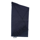 Tartan Weaving Mill 100% Pure Cashmere Scarf - Made in Scotland - Navy - Heritage Of Scotland -