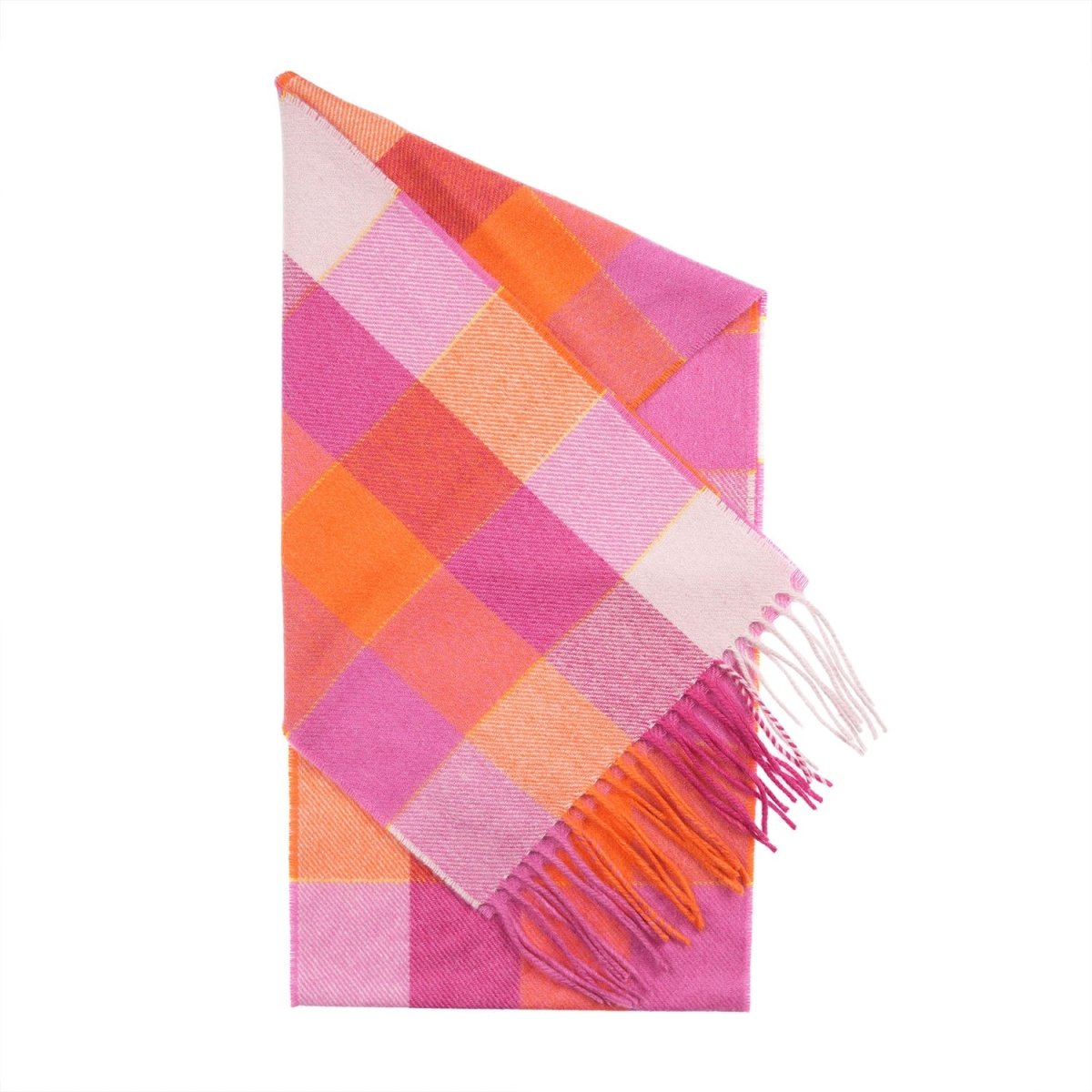 Tartan Weaving Mill 100% Pure Cashmere Scarf - Made in Scotland - Summer Block - Heritage Of Scotland -