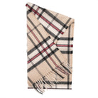 Tartan Weaving Mill 100% Pure Cashmere Scarf - Made in Scotland - Thomson Camel - Heritage Of Scotland -