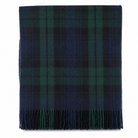 Tartan Wool Blend Blanket Throw – Soft Plaid Sofa & Bed Blanket - Black Watch - Heritage Of Scotland -