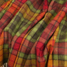 Tartan Wool Blend Blanket Throw – Soft Plaid Sofa & Bed Blanket - Buchanan Autumn - Heritage Of Scotland -