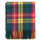 Tartan Wool Blend Blanket Throw – Soft Plaid Sofa & Bed Blanket - Buchanan Modern - Heritage Of Scotland -