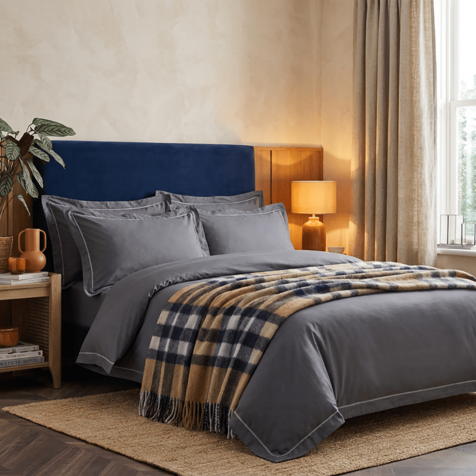 Tartan Wool Blend Blanket Throw – Soft Plaid Sofa & Bed Blanket - Exploded Scotty Thomson Camel - Heritage Of Scotland -