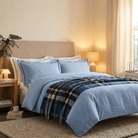Tartan Wool Blend Blanket Throw – Soft Plaid Sofa & Bed Blanket - Exploded Scotty Thomson Pacific - Heritage Of Scotland -