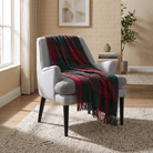 Tartan Wool Blend Blanket Throw – Soft Plaid Sofa & Bed Blanket - Lindsay - Heritage Of Scotland -