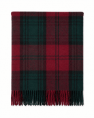 Tartan Wool Blend Blanket Throw – Soft Plaid Sofa & Bed Blanket - Lindsay - Heritage Of Scotland -