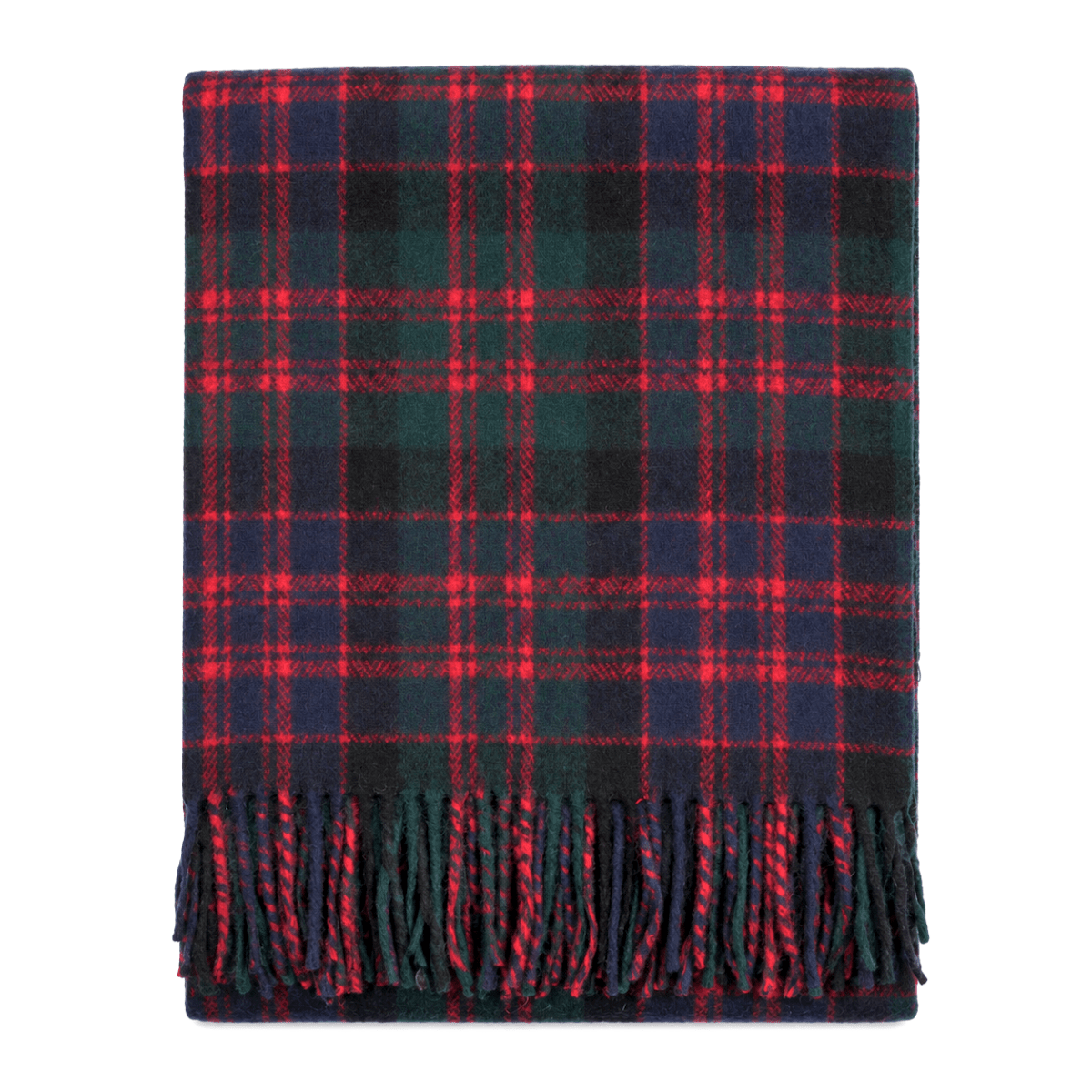 Tartan Wool Blend Blanket Throw – Soft Plaid Sofa & Bed Blanket - Macdonald - Heritage Of Scotland -