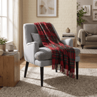 Tartan Wool Blend Blanket Throw – Soft Plaid Sofa & Bed Blanket - Macgregor - Heritage Of Scotland -