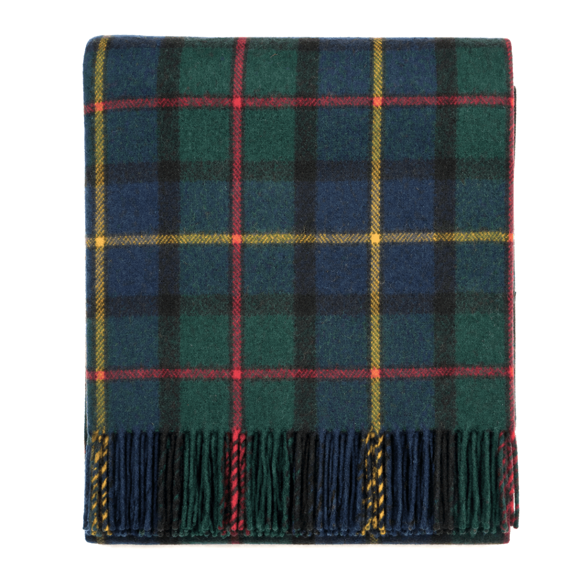 Tartan Wool Blend Blanket Throw – Soft Plaid Sofa & Bed Blanket - Macleod - Heritage Of Scotland -