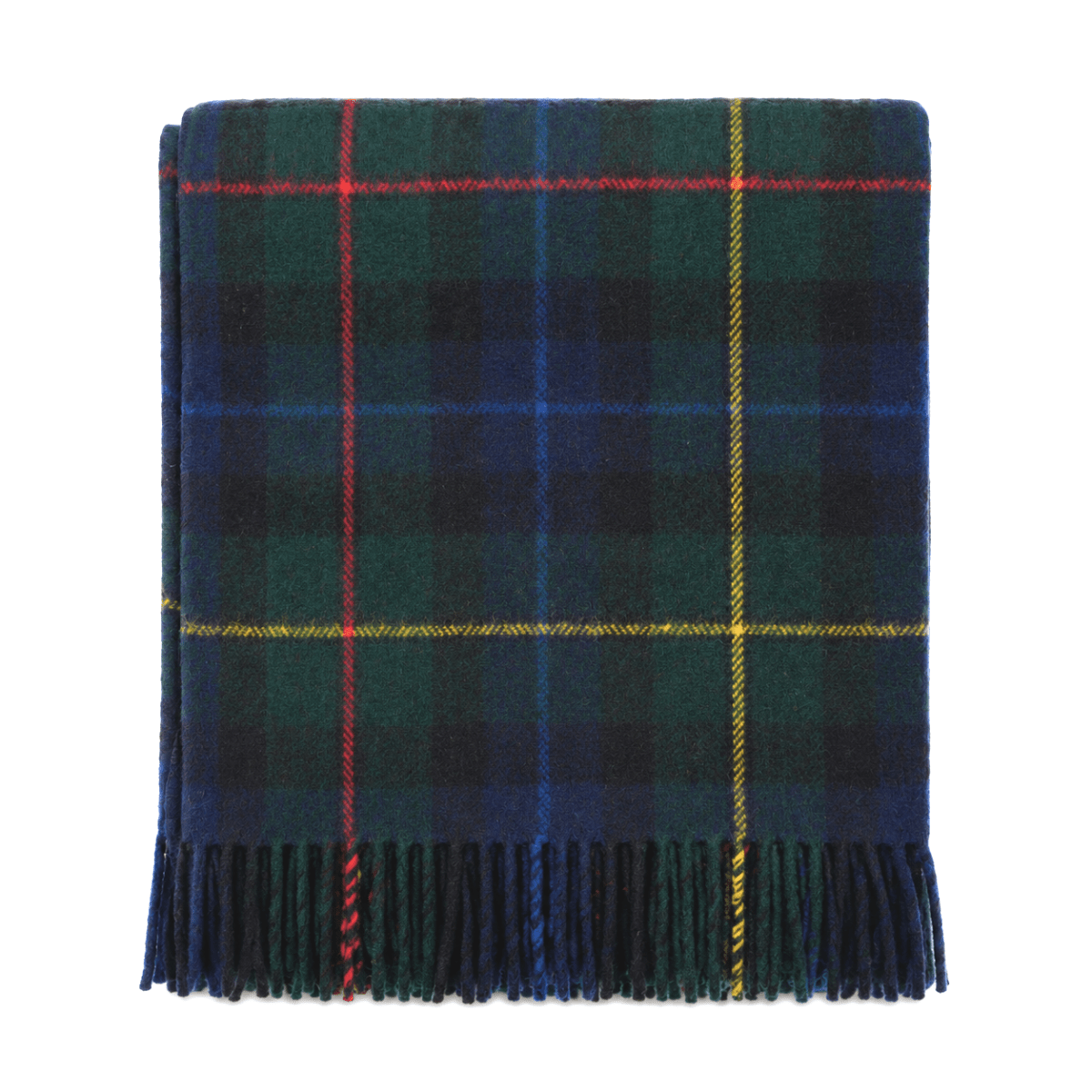 Tartan Wool Blend Blanket Throw – Soft Plaid Sofa & Bed Blanket - Smith - Heritage Of Scotland -