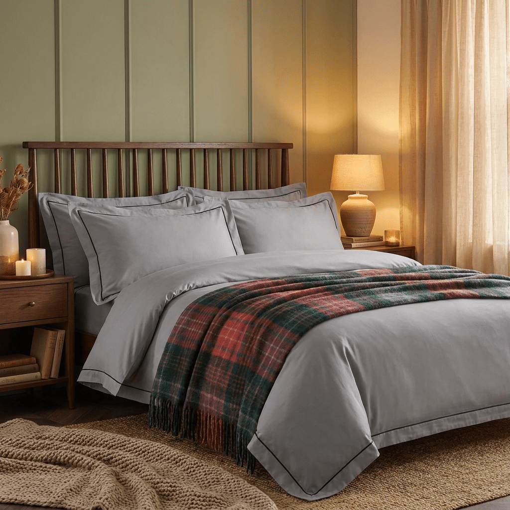Tartan Wool Blend Blanket Throw – Soft Plaid Sofa & Bed Blanket - Wilson Ancient - Heritage Of Scotland -