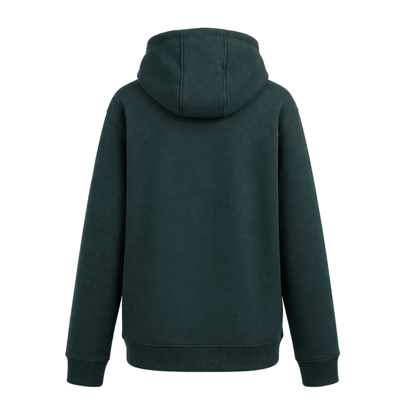The Highland Heritage: Golden Lion Half - Zip Green Hoodie - Heritage Of Scotland - S