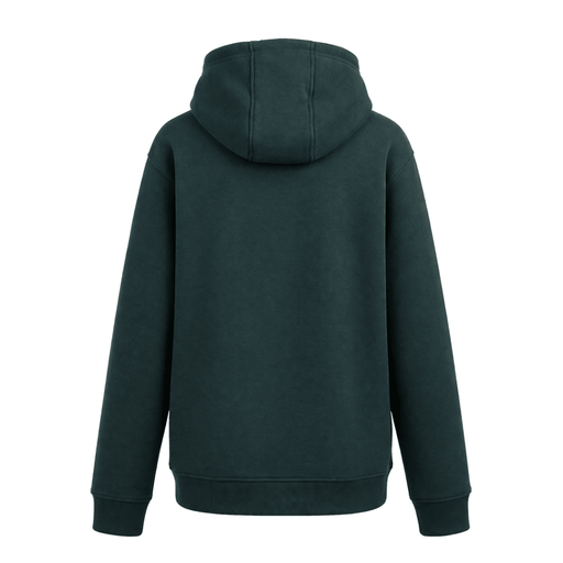 The Highland Heritage: Golden Lion Half - Zip Green Hoodie - Heritage Of Scotland - S