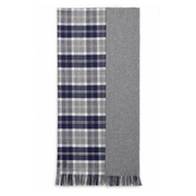 The Highland Wrap: Reversible Ultra - Soft Tartan Stole - Heritage Of Scotland - Bannockbane Silver