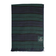 The Highland Wrap: Reversible Ultra - Soft Tartan Stole - Heritage Of Scotland - Black Watch