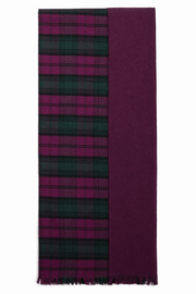 The Highland Wrap: Reversible Ultra - Soft Tartan Stole - Heritage Of Scotland - Lindsay