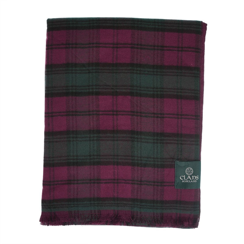 The Highland Wrap: Reversible Ultra - Soft Tartan Stole - Heritage Of Scotland - Lindsay
