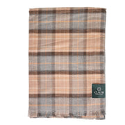 The Highland Wrap: Reversible Ultra - Soft Tartan Stole - Heritage Of Scotland - Mackellar Natural