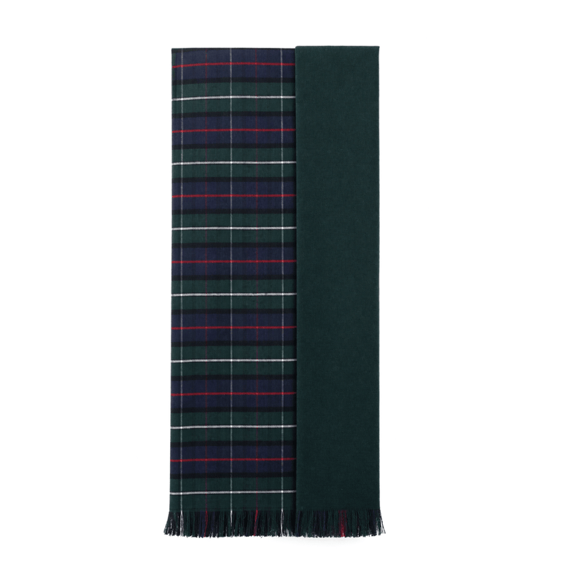 The Highland Wrap: Reversible Ultra - Soft Tartan Stole - Heritage Of Scotland - Mckenzie
