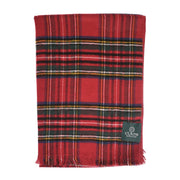The Highland Wrap: Reversible Ultra - Soft Tartan Stole - Heritage Of Scotland - Stewart Royal
