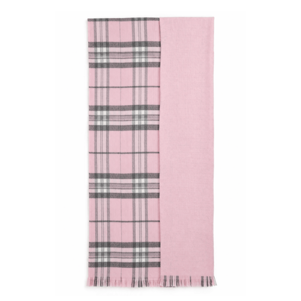 The Highland Wrap: Reversible Ultra - Soft Tartan Stole - Heritage Of Scotland - Thomson Pink