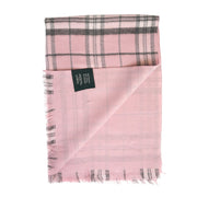 The Highland Wrap: Reversible Ultra - Soft Tartan Stole - Heritage Of Scotland - Thomson Pink